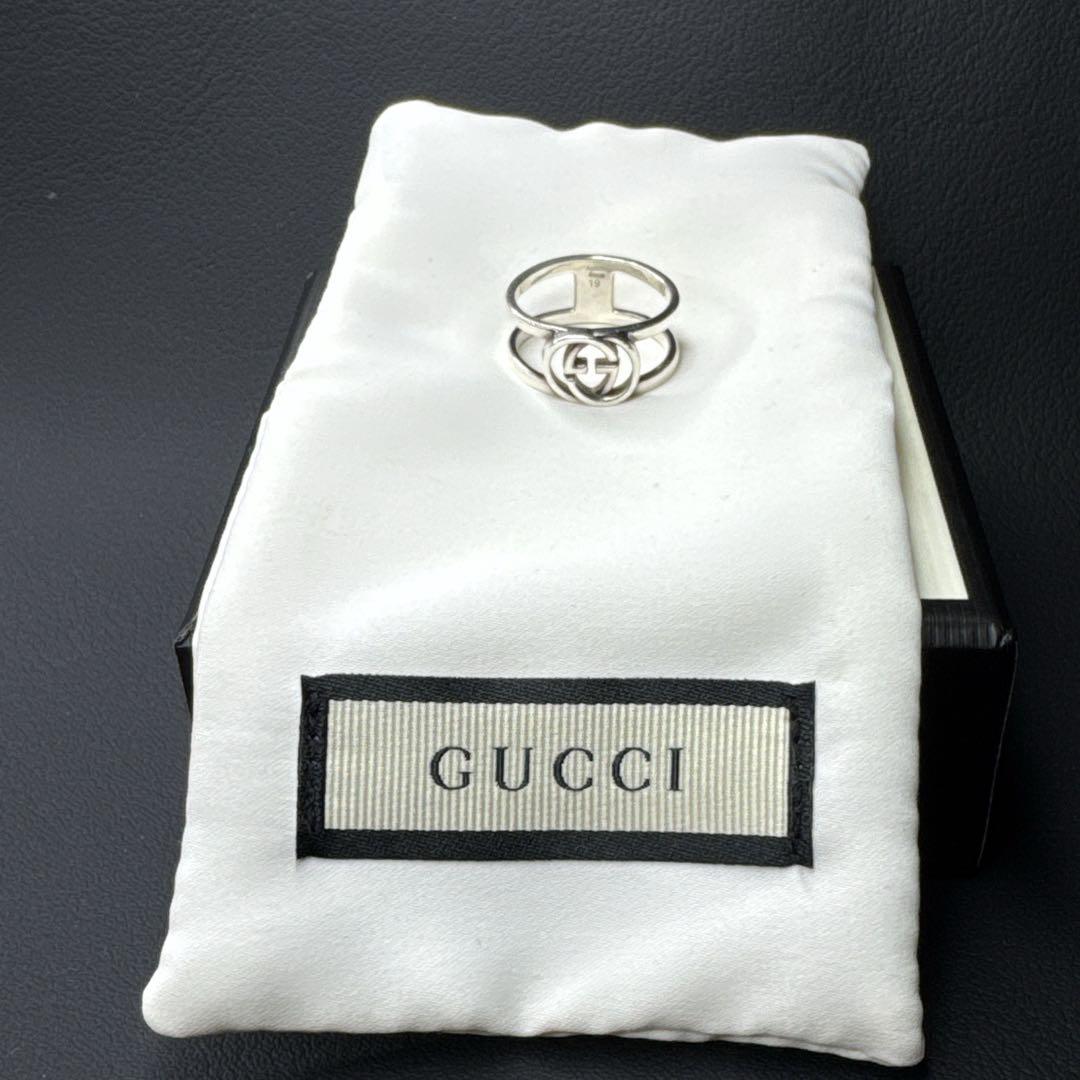 GUCCI グッチ GG インターロッキングG 刻印19(18号)