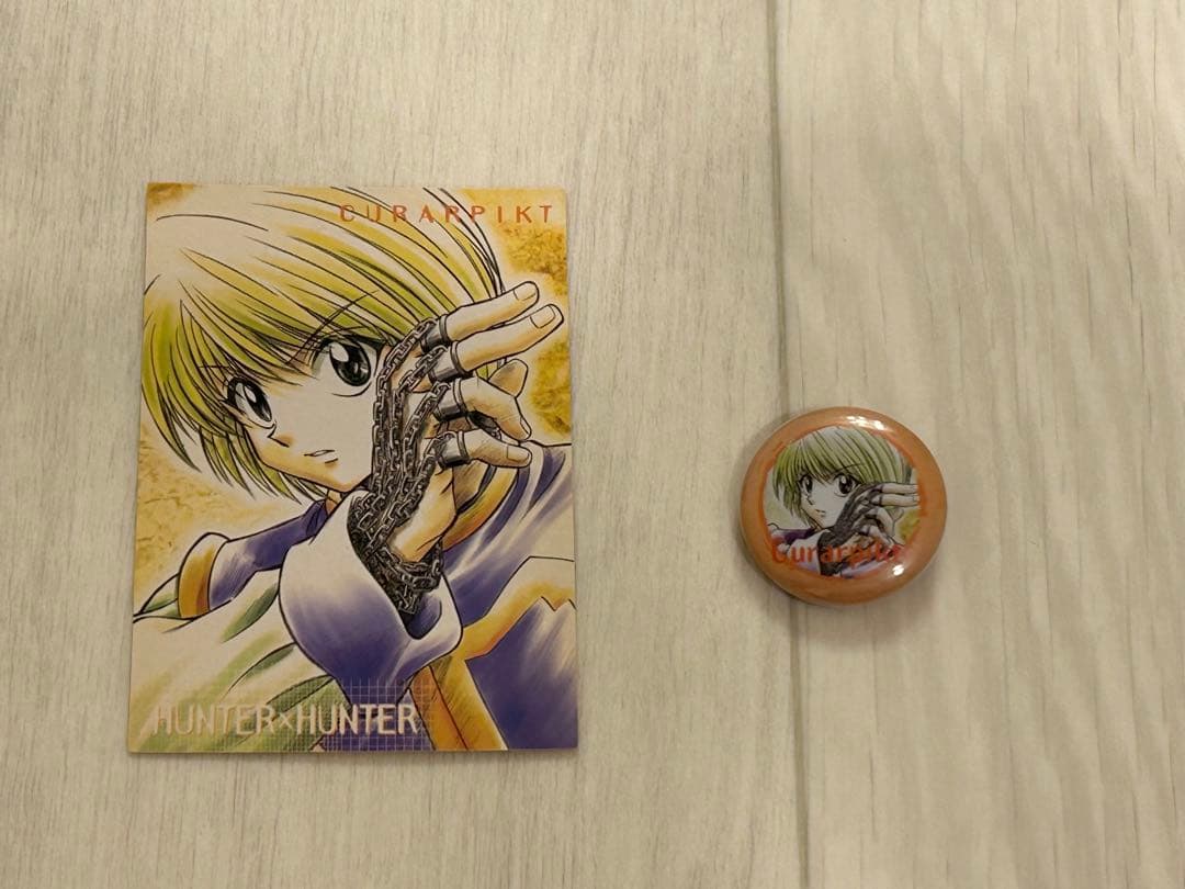 【稀少】旧HUNTER×HUNTER クラピカ 缶バッチコレクション