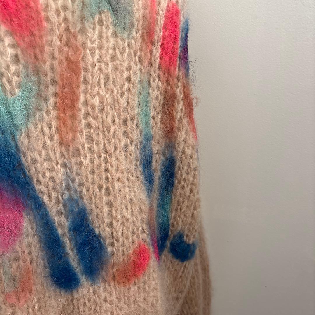 LES TRICOTS D’O×Chaos バックロゴニットカーディガン