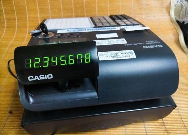 カシオレジスター　TK-2500　店名無料　コンパクト上位機種　741888