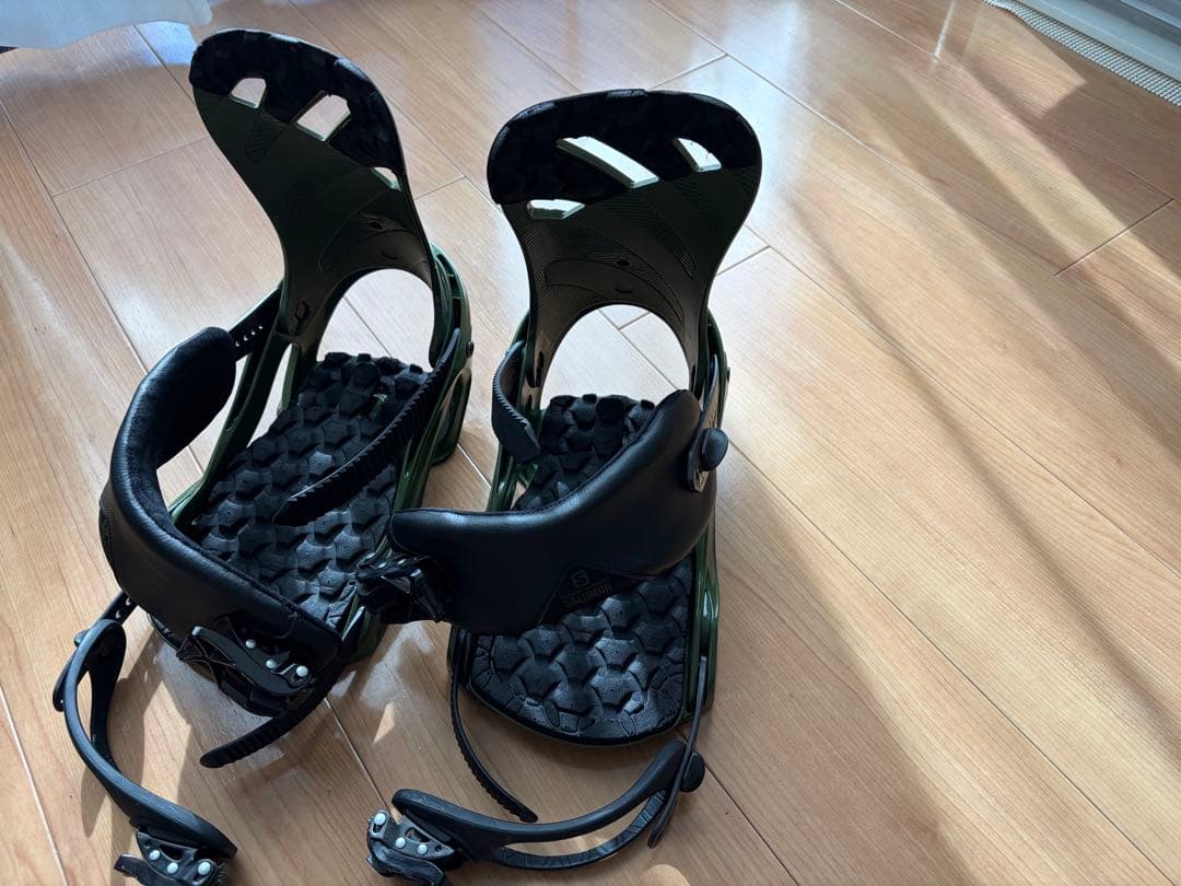 Salomon スノーボードビンディング オリーブグリーンMサイズ