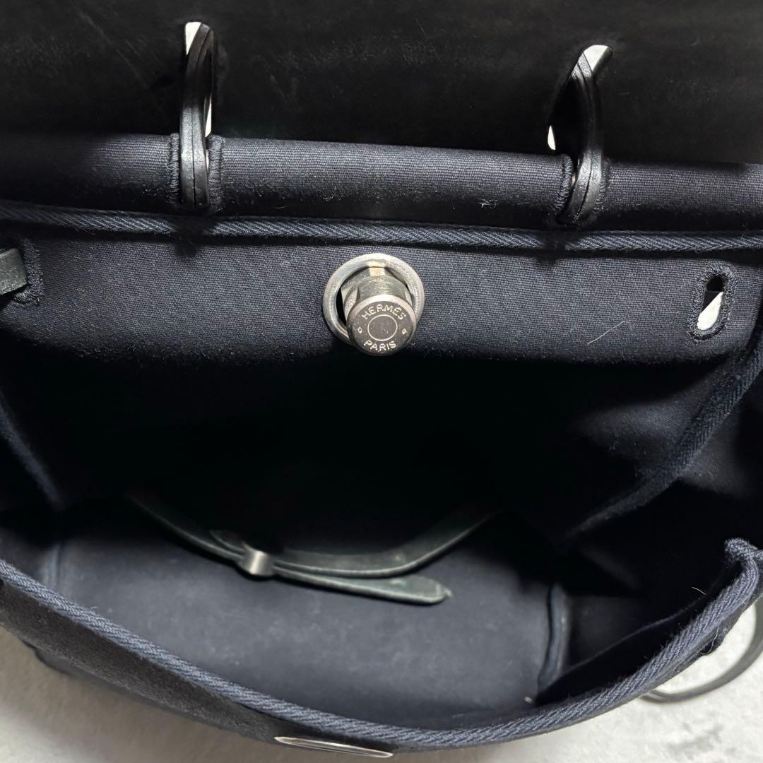 HERMES エルメス リュック エールバッグ ブラック