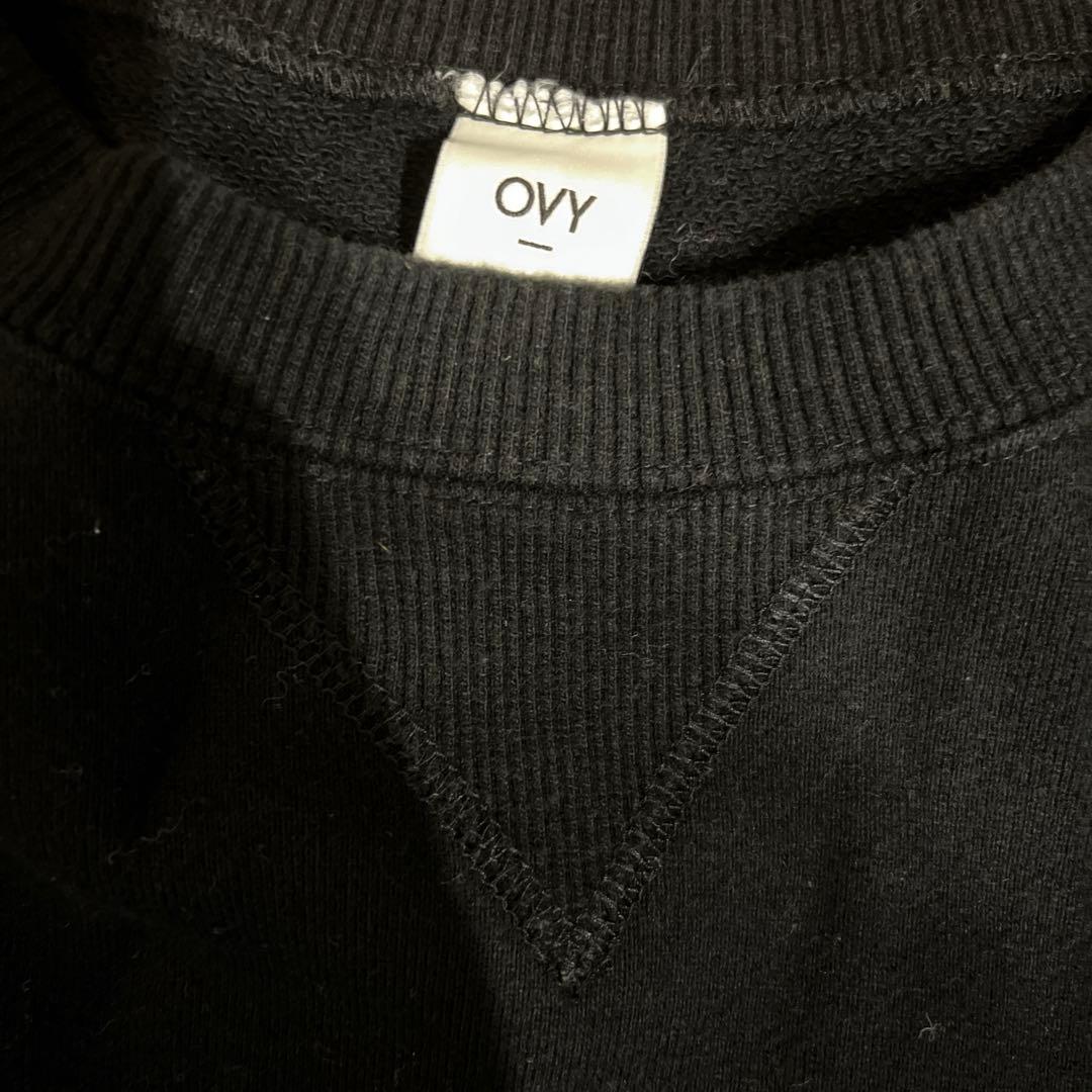 トップス Gusset French Terry P/O Sweat (black)