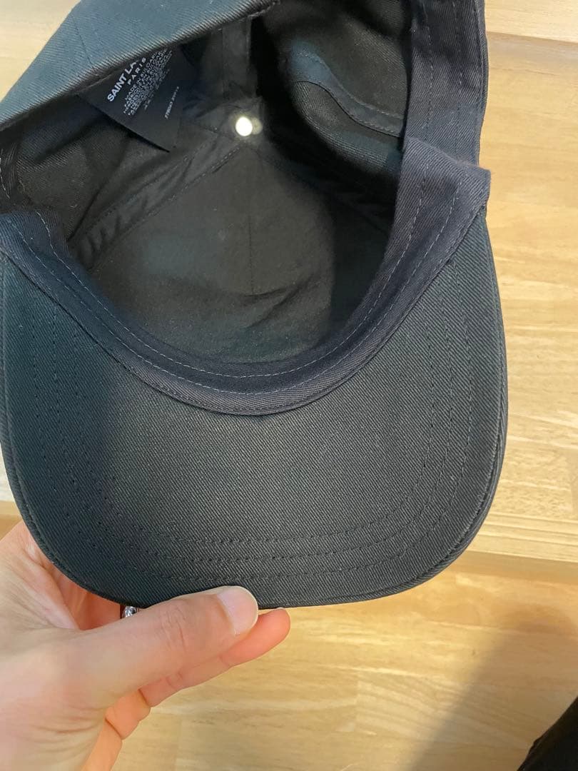 SAINT LAURENT ブラック キャップ サイズ59