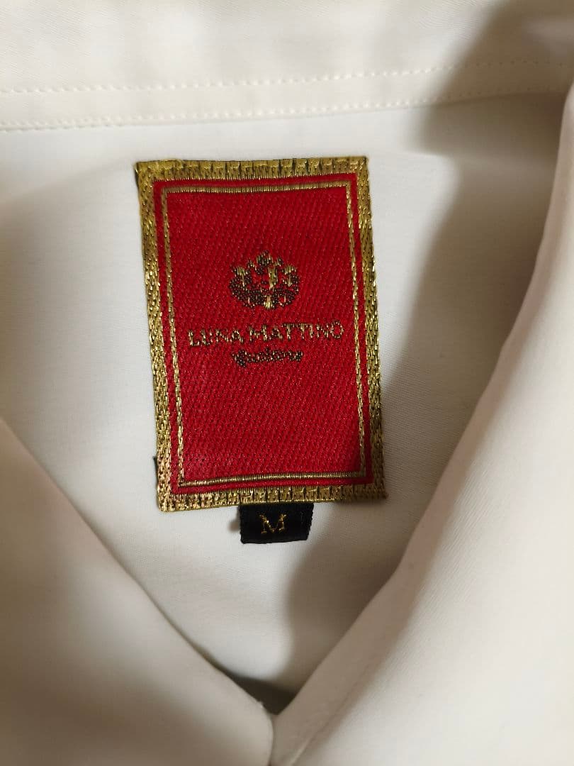 LUNA MATTINO 柄シャツ 長袖 メンズ 古着 アート