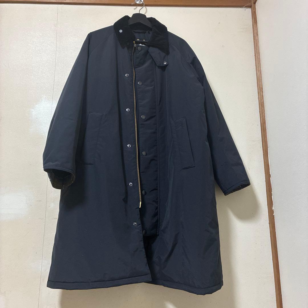 Barbour ブラック　バブワー　モッズコート サイズ38