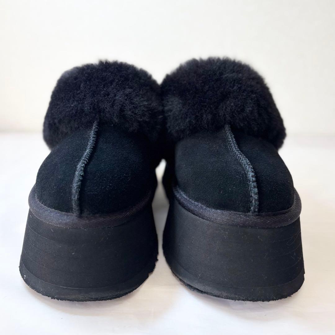 【美品】　UGG 　ファンケット　ムートン　サンダル　ブーツ　ファー　22cm