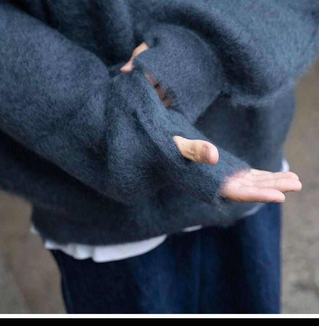 YASHIKI×Attic別注モヘアニット