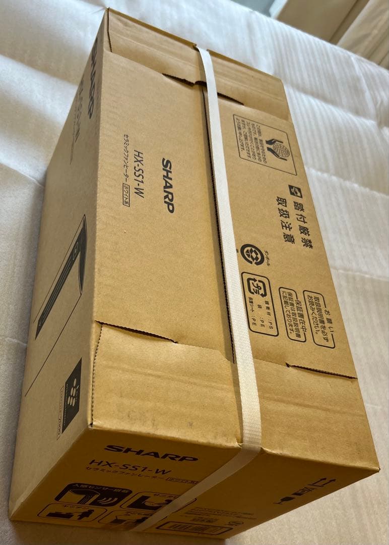 SHARPセラミックヒーター HX-SS1-W 1200W プラズマクラスター