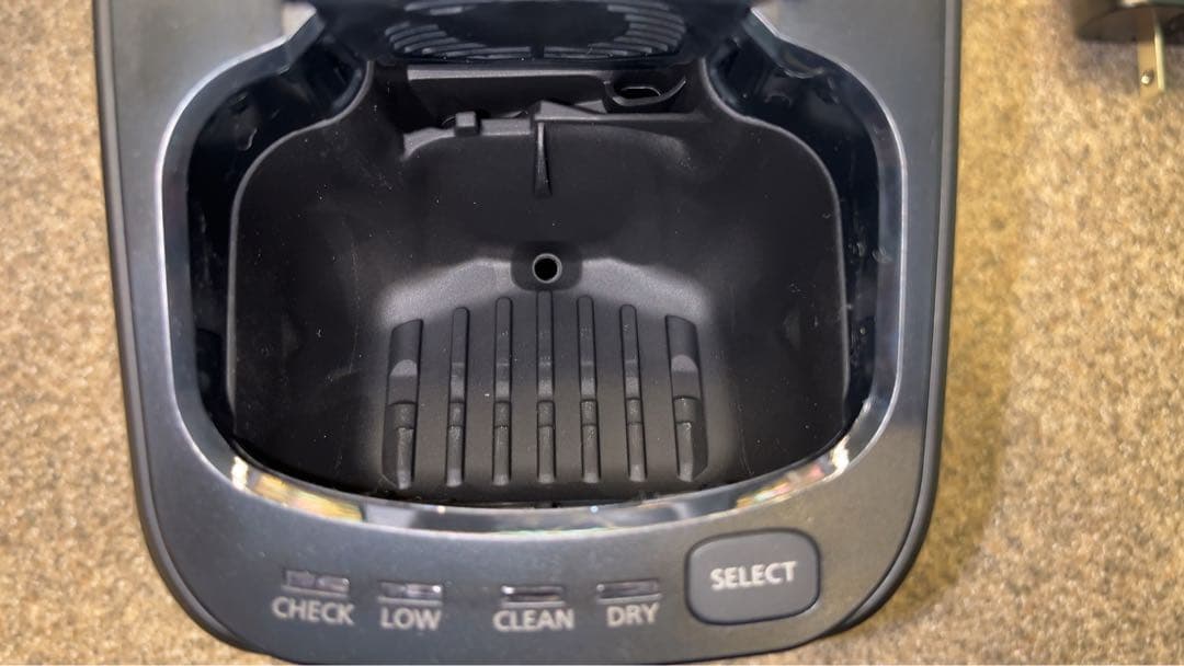 パナソニック ラムダッシュPRO5 全自動洗浄充電器　ES-L571D-K 黒