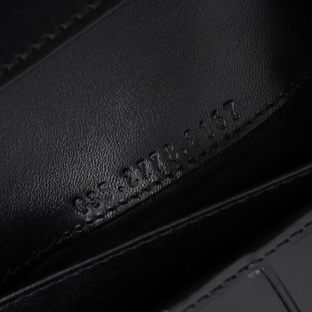 ✨極美品・箱付き✨　GUCCI グッチ　長財布　Gロゴ　本革　レザー　ブラック