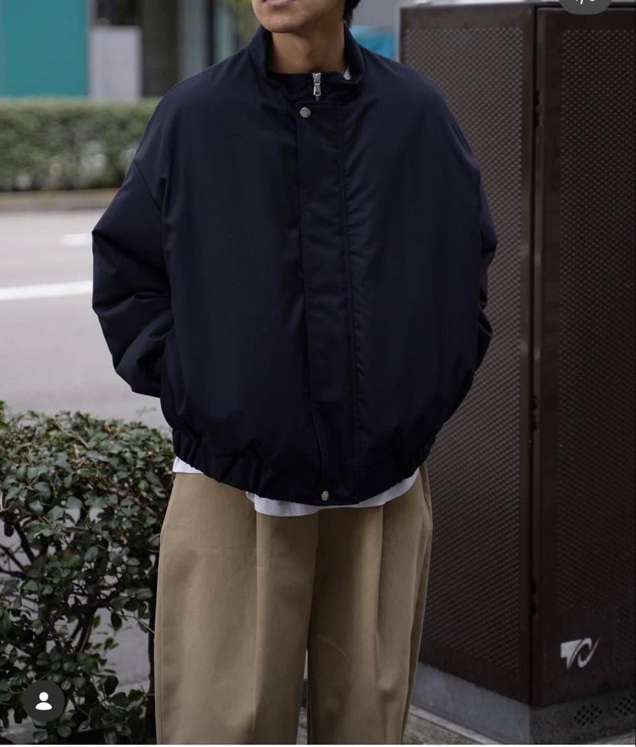 seeall シーオール　オーバーサイズ　ボンバージャケット ネイビー サイズ3