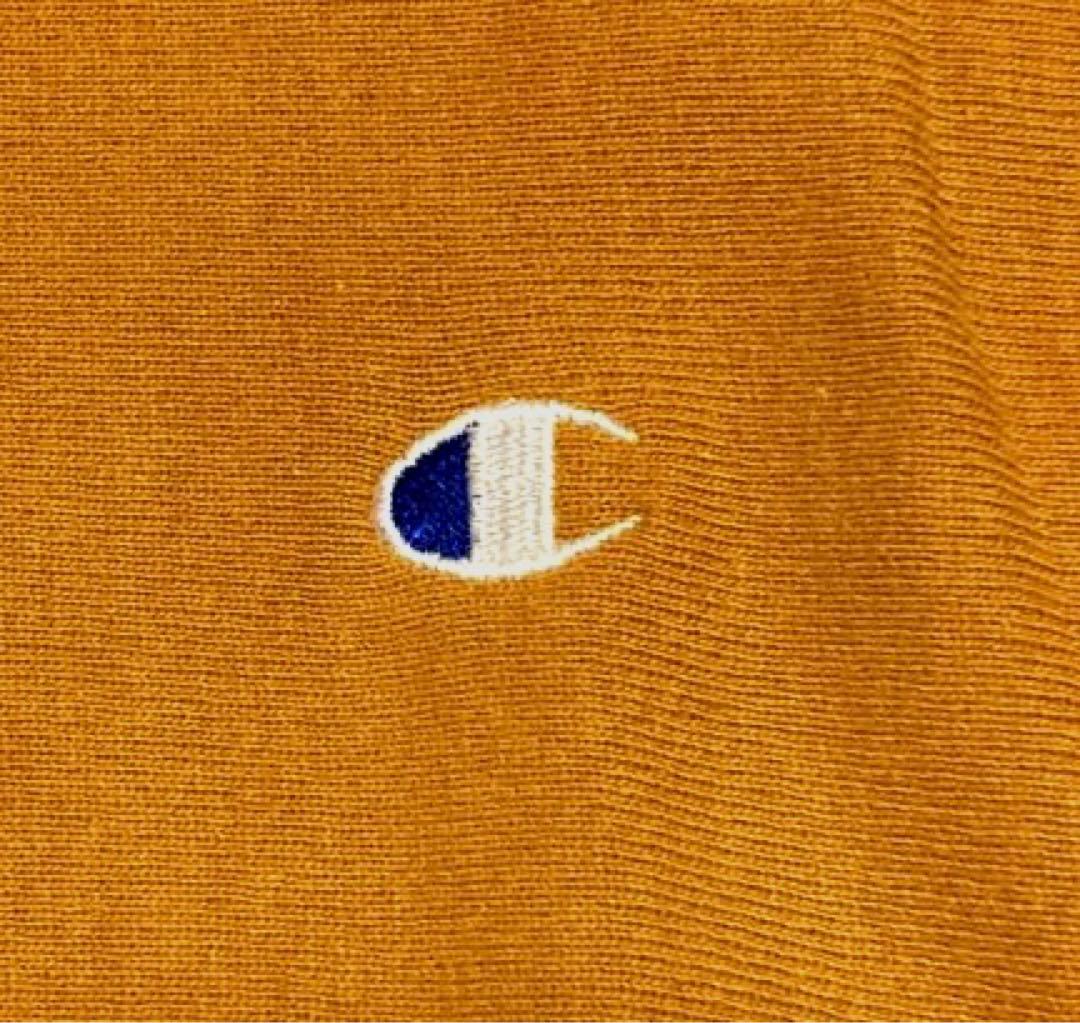 90s USA製 Champion reverse weave マスタード