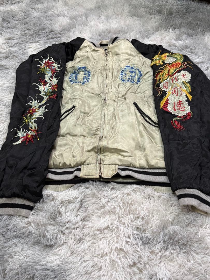 七代目　彫徳　クローズ　コラボ　スカジャン リバーシブル