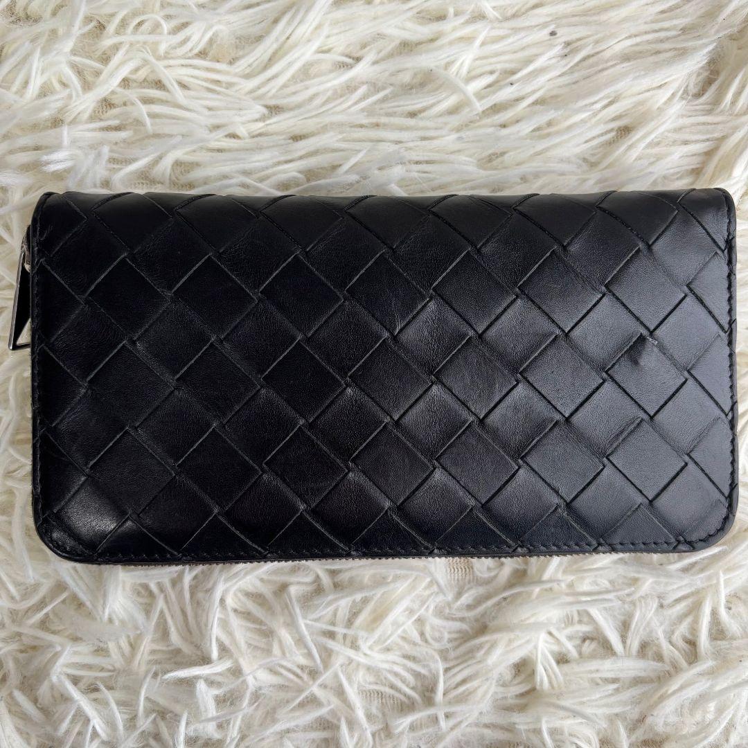 【激レア美品】ボッテガヴェネタ　ジッピーウォレット　イントレチャート　RFID