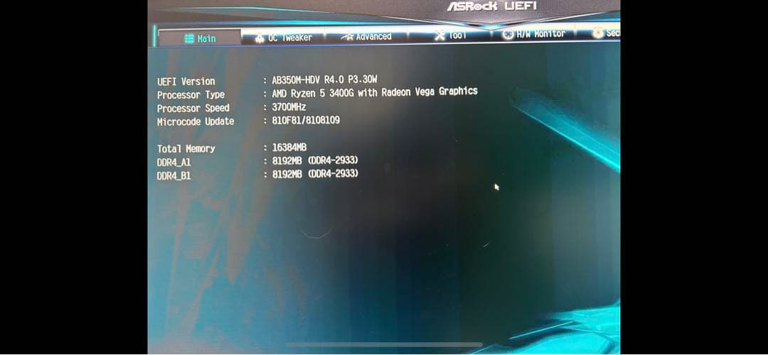 CPU AMD Ryzen 5 3400G