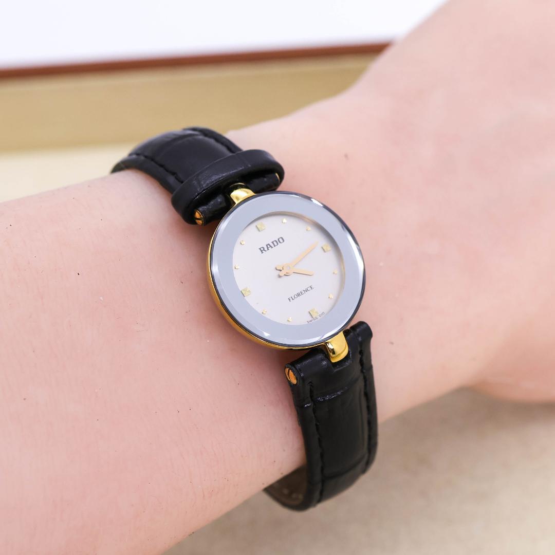 稼働 RADO FLORENCE 腕時計 ブレスレット レディース 外箱1740