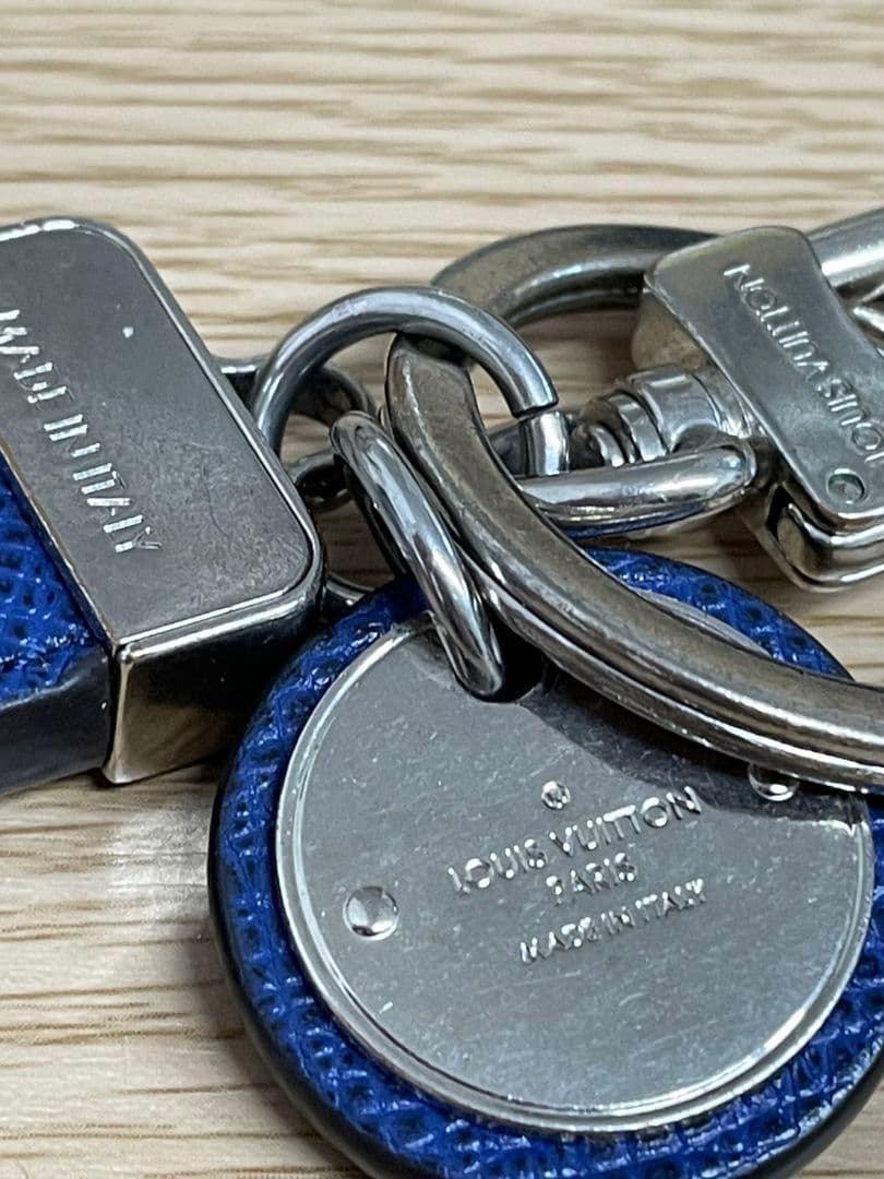 こ*く様 ルイヴィトン　キーリング　LOUIS VUITTON 　青