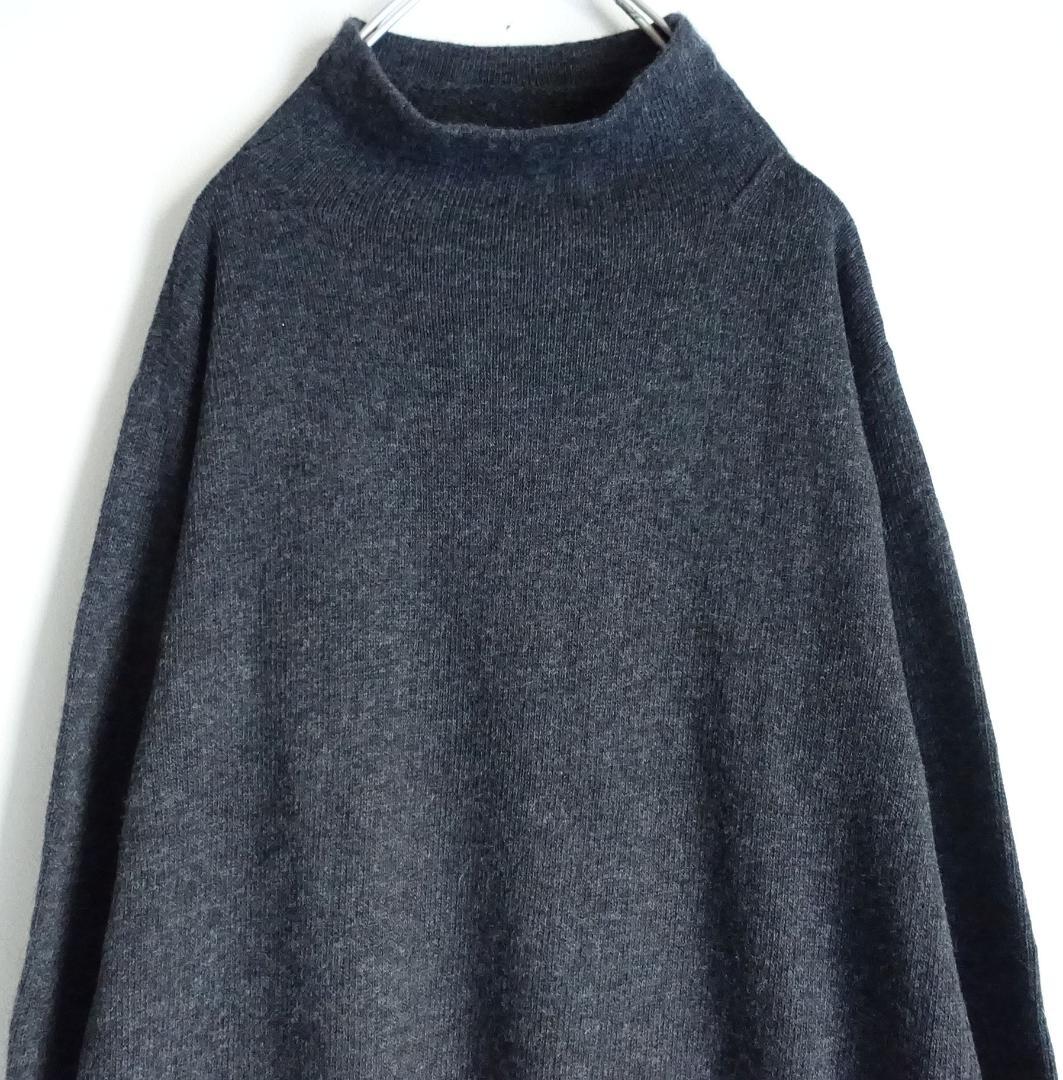 美品Max Maraマックスマーラ☆イタリア製 ウール混ハイネックニットLグレー