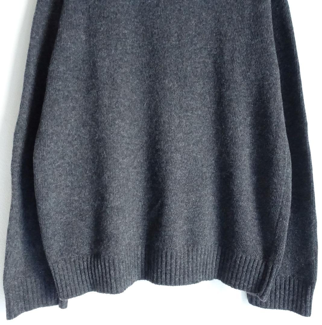 美品Max Maraマックスマーラ☆イタリア製 ウール混ハイネックニットLグレー