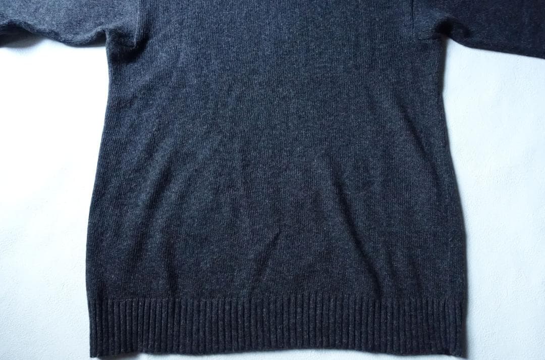 美品Max Maraマックスマーラ☆イタリア製 ウール混ハイネックニットLグレー