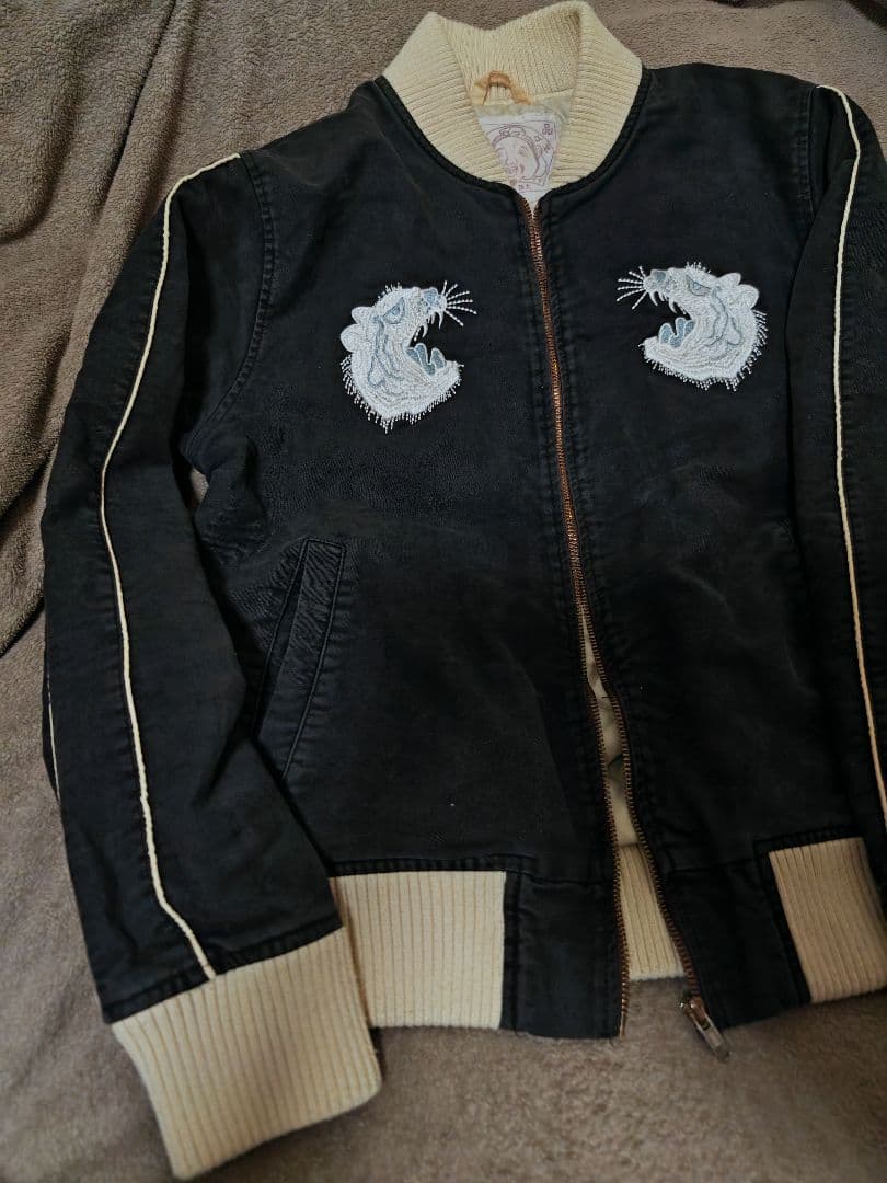 EVISU 日本限定 スカル ヘビ スカジャン unisex vintage 珍