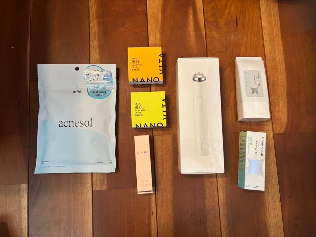 &choa!、MEDICUBE美顔器、KAHI.athe 美容スキンケアセット