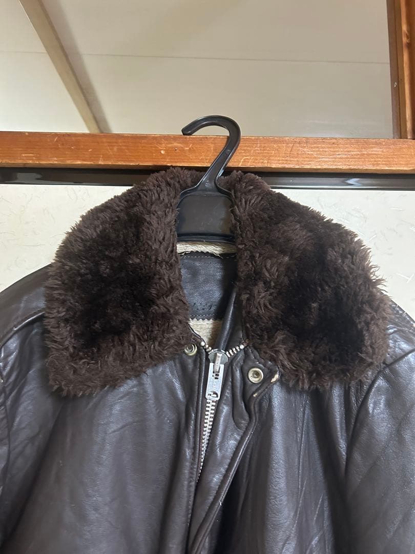 レザー フライトジャケット