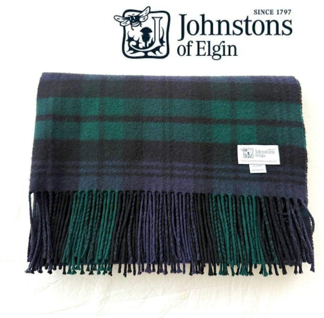 【新品未使用】Johnstons of Elgin 大判カシミヤストール
