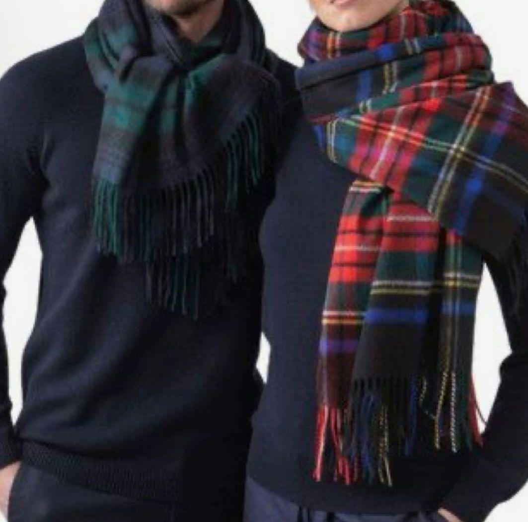 【新品未使用】Johnstons of Elgin 大判カシミヤストール