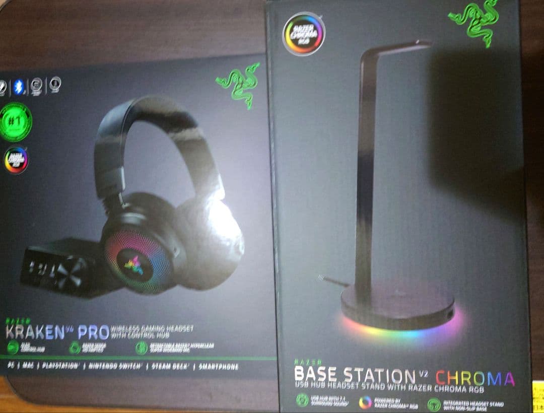 Razer Kraken V4 Pro ワイヤレスゲーミングヘッドセット