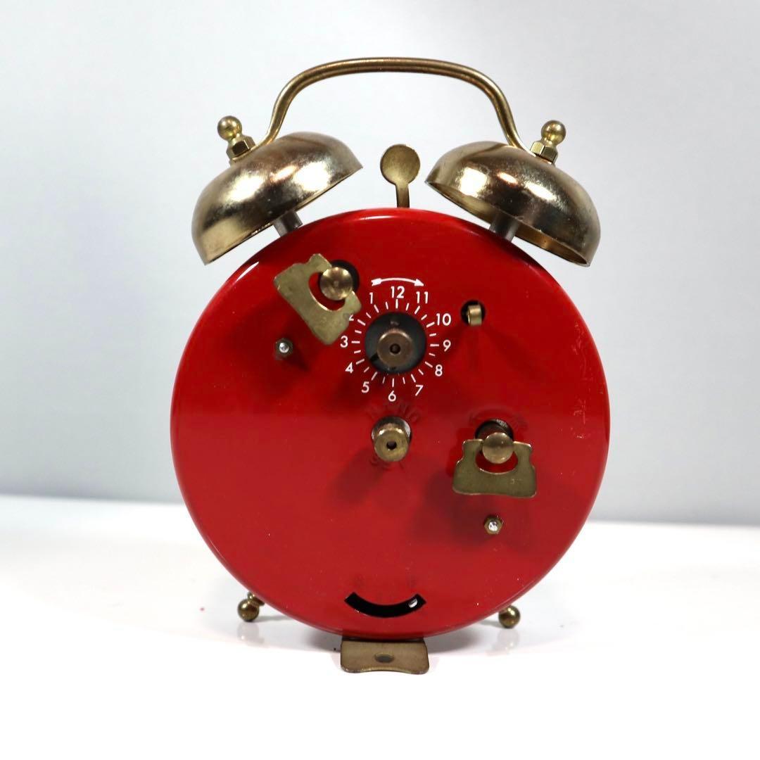 【動作OK】BRADLEYその③ 1960～70年ミッキー ゼンマイ目覚まし時計