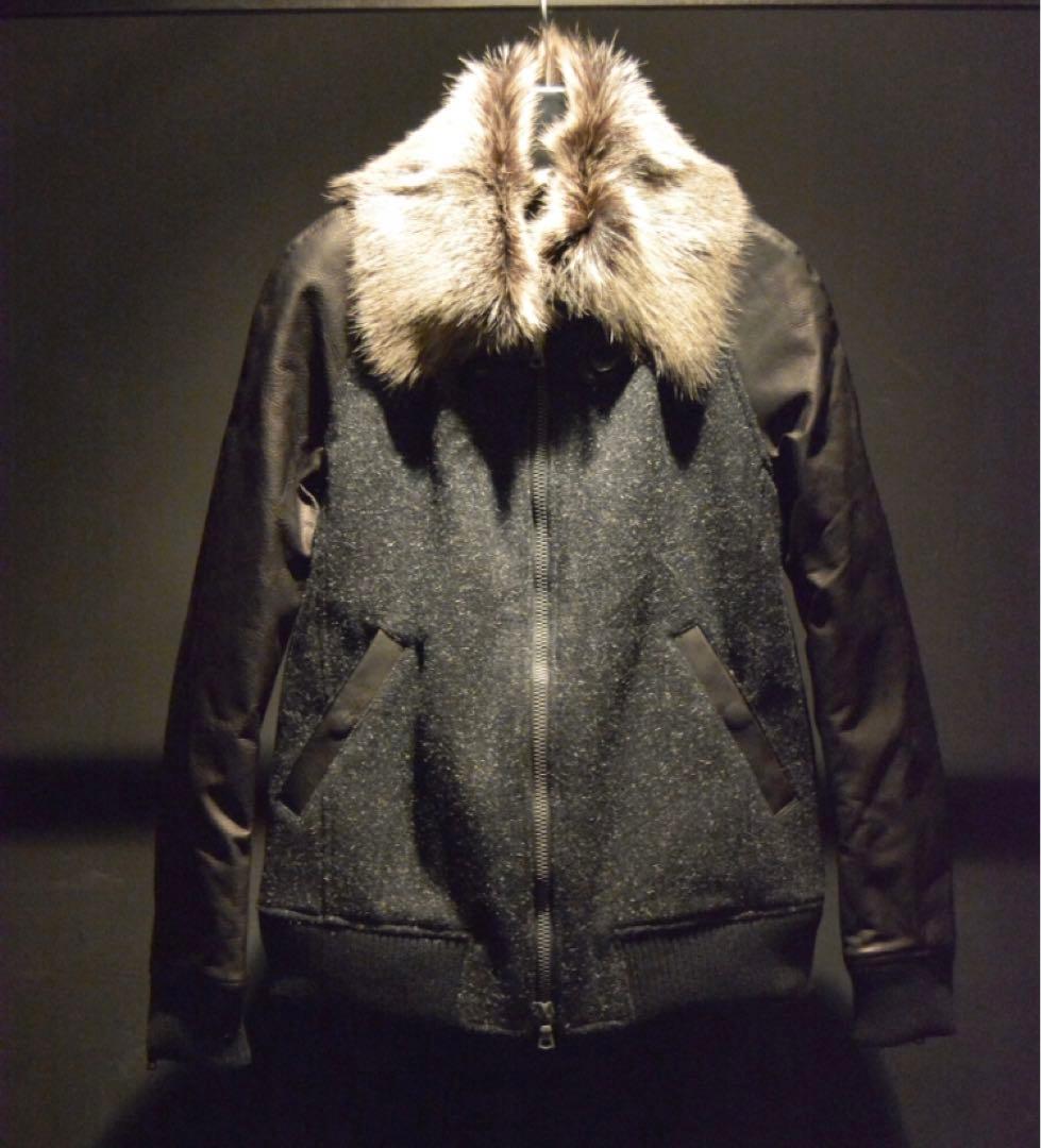 極美品 backlash バックラッシュ　メルトンステアレザースタジャン　M