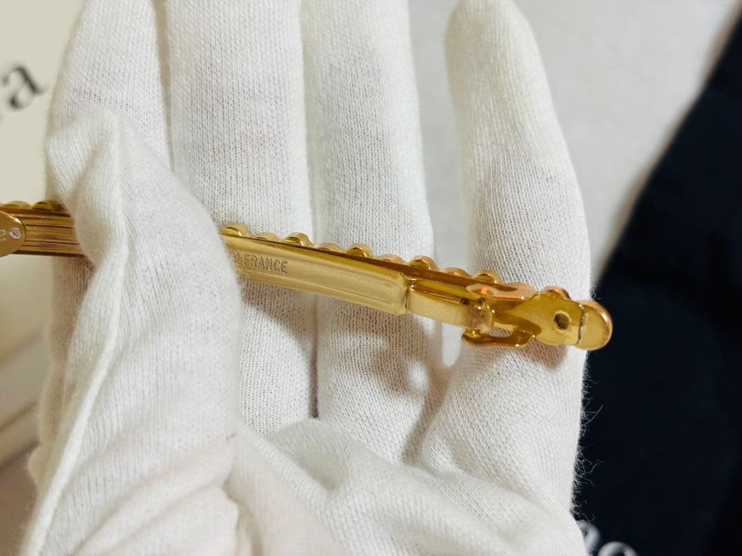 【レア/極美品】アッカ acca クリップ バレッタ グリーン