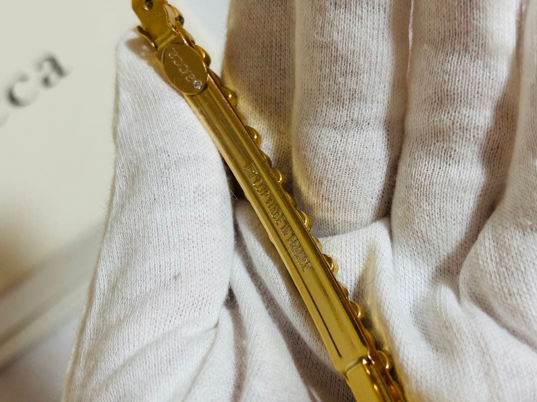 【レア/極美品】アッカ acca クリップ バレッタ グリーン