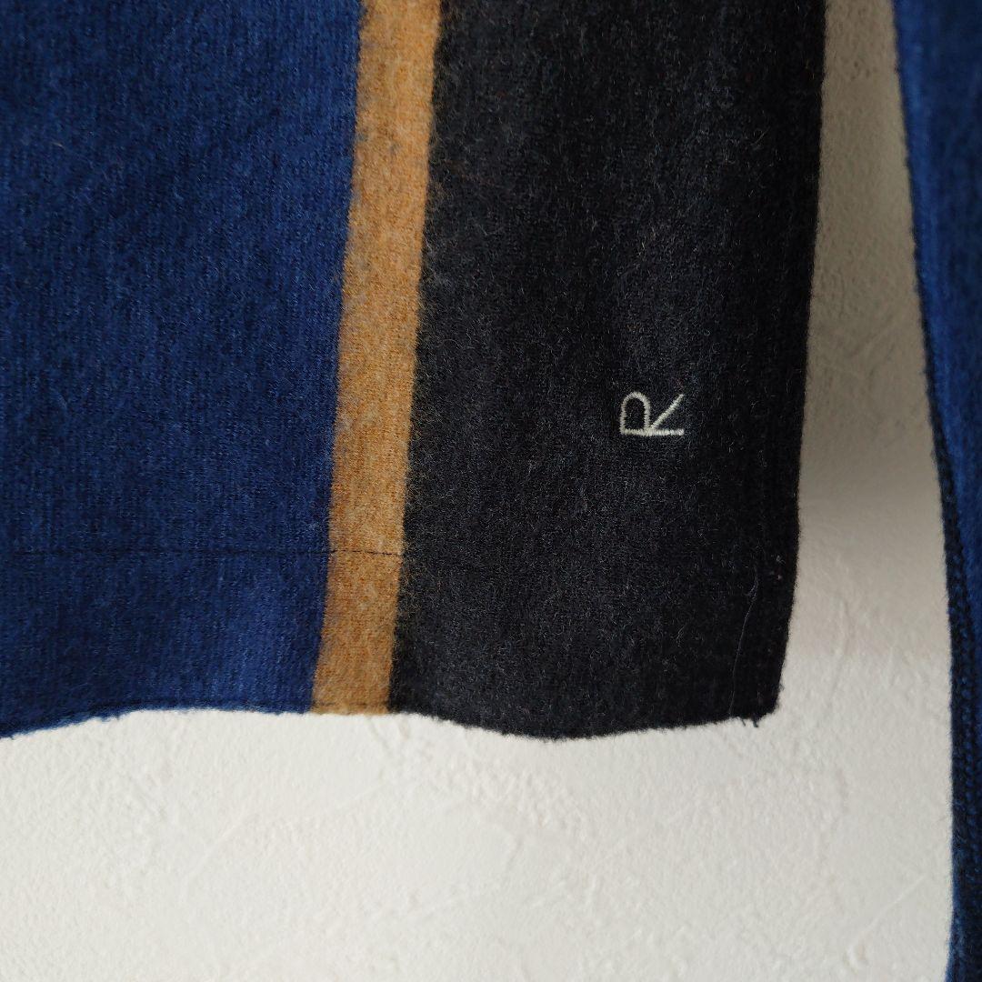 【極美品】45R ニット　レジメンストライプ　セーター