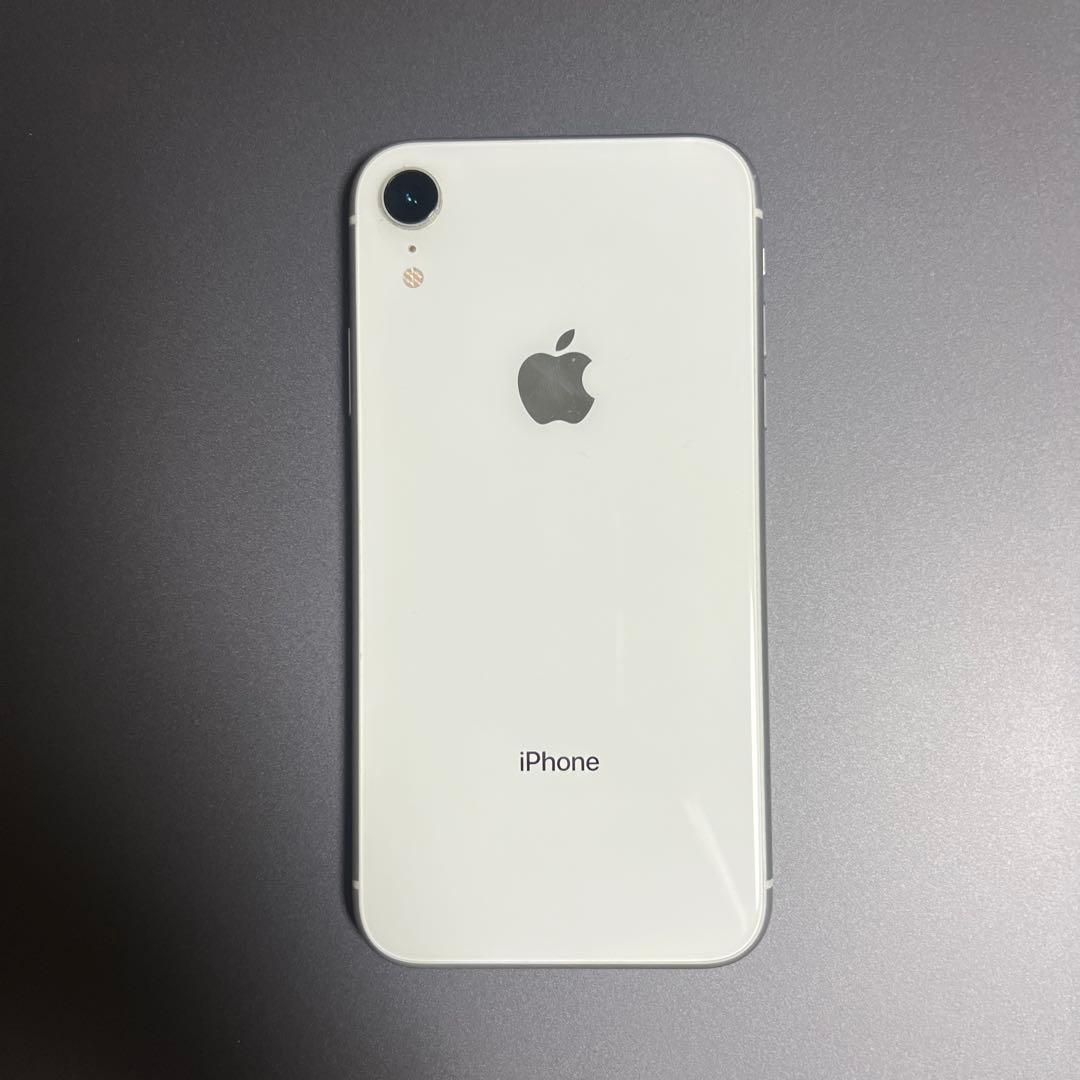 iPhone XR ホワイト 本体 美品　SIMフリー