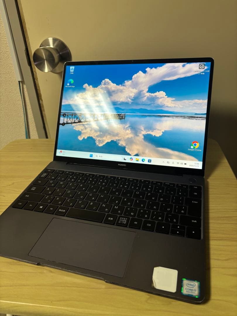 Windowsノート本体 HUAWEI MateBook 13 i7-8565U 8GB SSD 512G