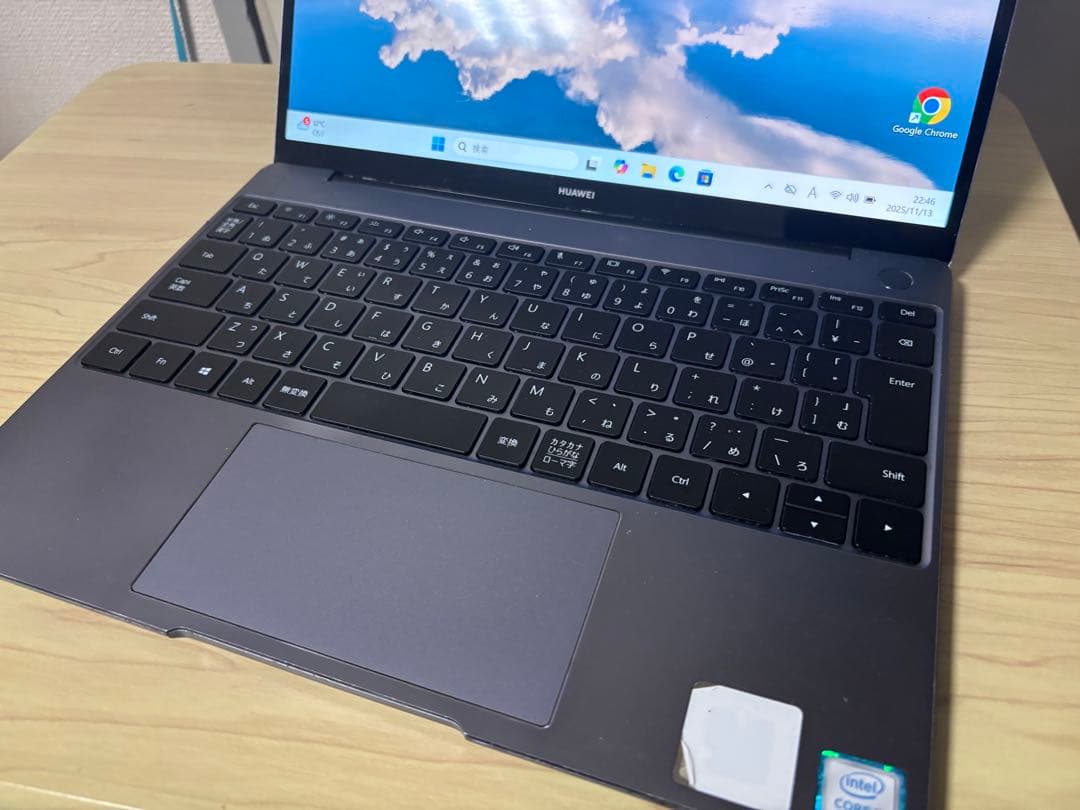 Windowsノート本体 HUAWEI MateBook 13 i7-8565U 8GB SSD 512G