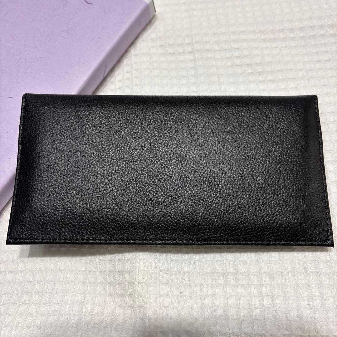 【即日発送】皇居限定 長財布　ブラック　黒　本革　レザー