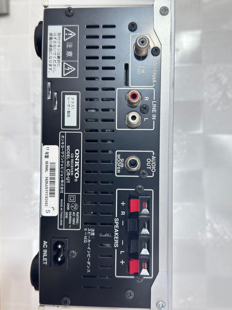 ONKYO ミニコンポ USBポート搭載