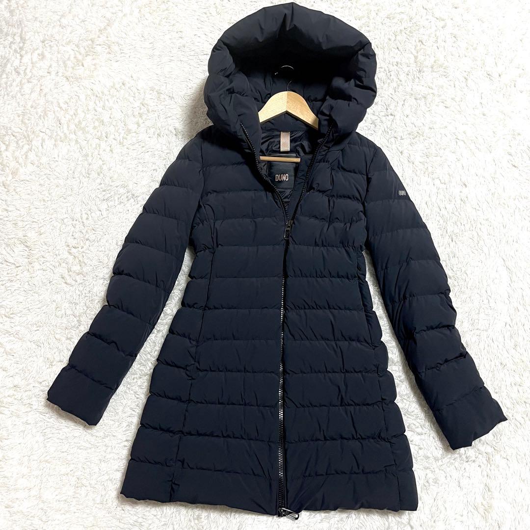 ✨極美品✨DUNO チェリーニ ダウンコート ロング丈 Lサイズ相当 Aライン