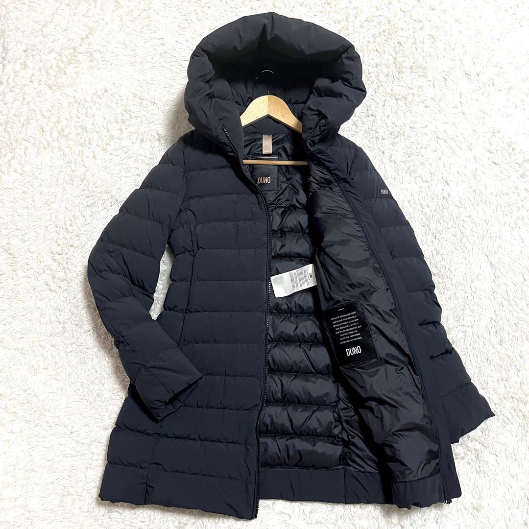 ✨極美品✨DUNO チェリーニ ダウンコート ロング丈 Lサイズ相当 Aライン