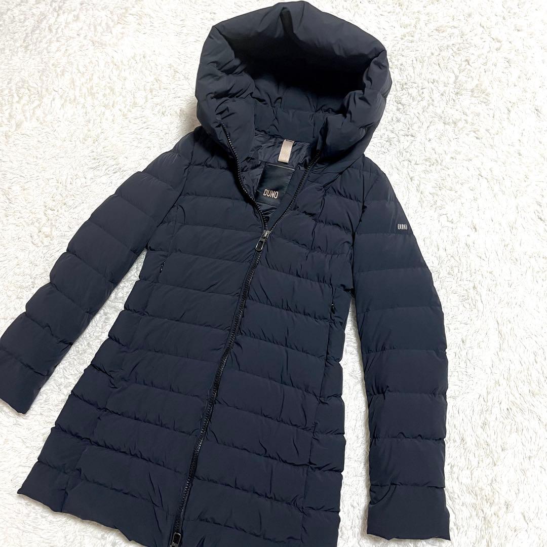 ✨極美品✨DUNO チェリーニ ダウンコート ロング丈 Lサイズ相当 Aライン