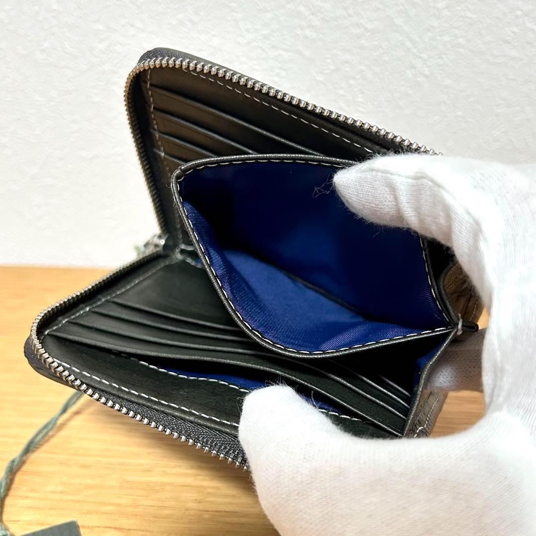 未使用 ハンティングワールド ケース L字ファスナー グリーン