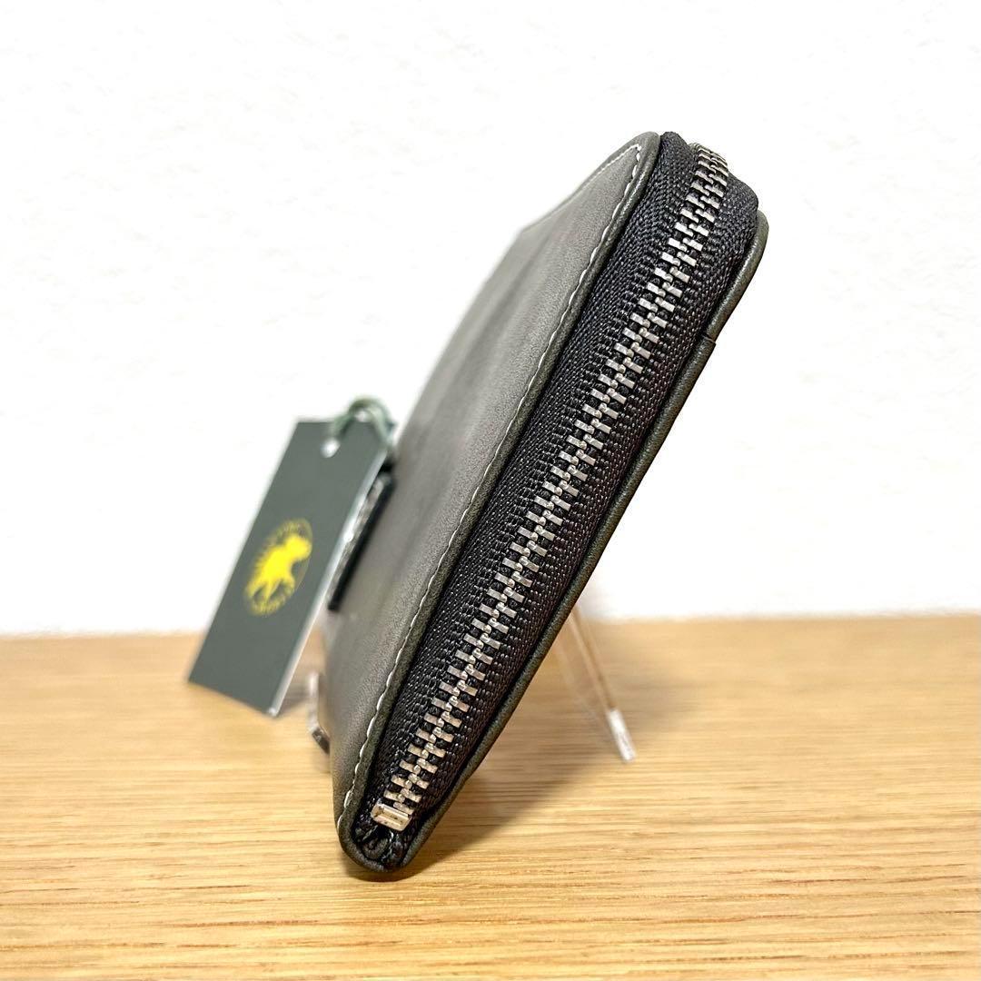 未使用 ハンティングワールド ケース L字ファスナー グリーン