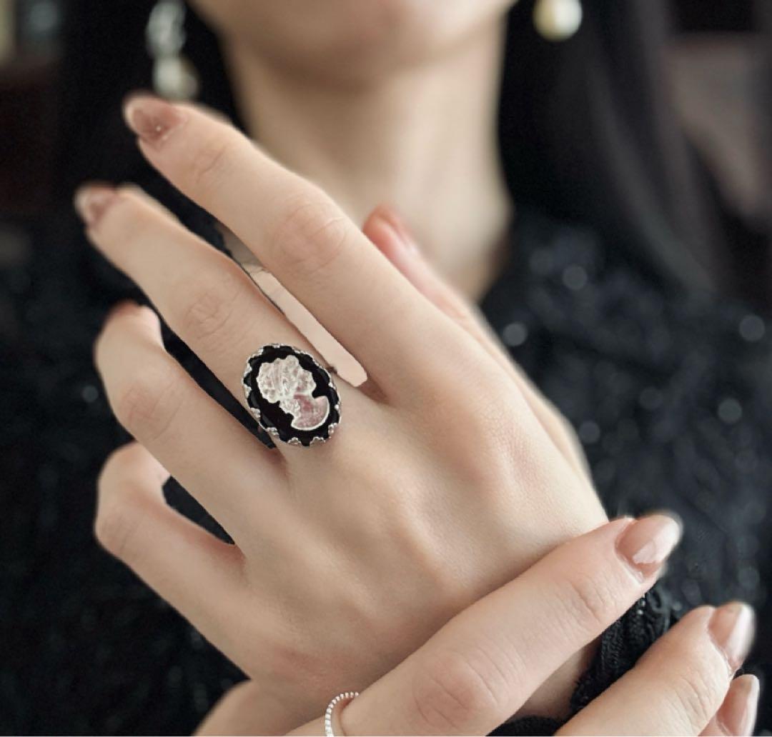 Camée Noir (カメ・ノワール リング) maruo vintage