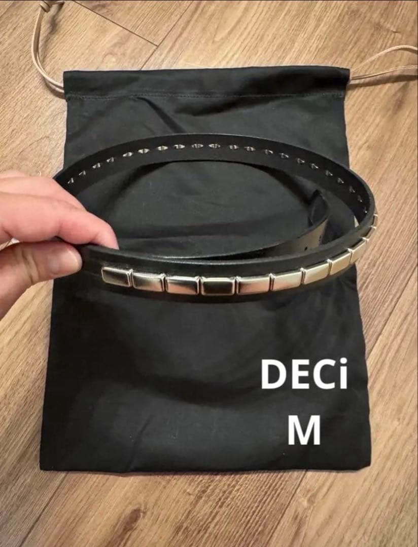 Bridle studs narrow belt DECI スタッズベルト M