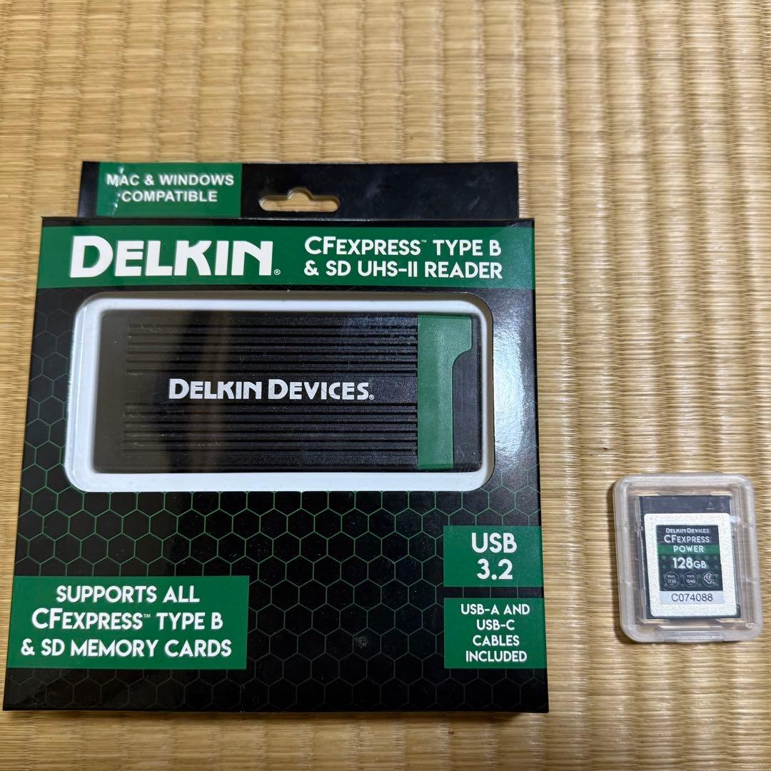 カードリーダー+128GBカード cfexpress type b