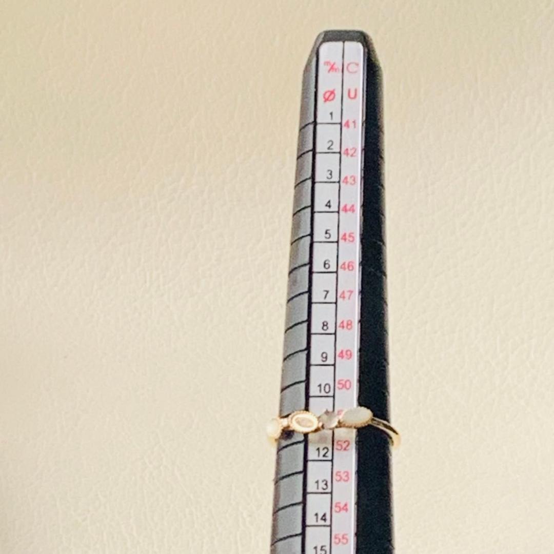 か*ろ様 k10 アガット リング 指輪 訳あり 石取れ agete オーバル